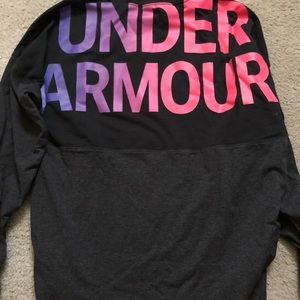 Girls under armour tee shirt hoodie